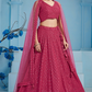 Elegant Wedding Wear Lehenga Choli with Intricate Georgette Embroidery