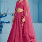 Elegant Wedding Wear Lehenga Choli with Intricate Georgette Embroidery