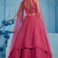 Elegant Wedding Wear Lehenga Choli with Intricate Georgette Embroidery