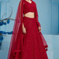 Elegant Wedding Wear Lehenga Choli with Intricate Georgette Embroidery