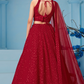 Elegant Wedding Wear Lehenga Choli with Intricate Georgette Embroidery