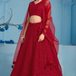 Elegant Wedding Wear Lehenga Choli with Intricate Georgette Embroidery