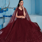 Elegant Wedding Wear Lehenga Choli with Intricate Georgette Embroidery