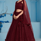 Elegant Wedding Wear Lehenga Choli with Intricate Georgette Embroidery