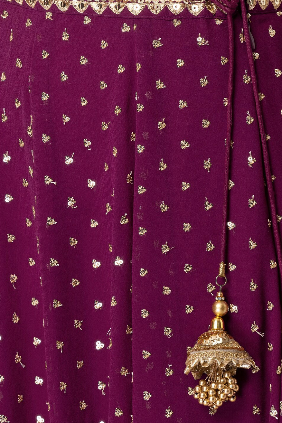 Graceful Zari & Sequins Embroidered Lehenga for Festive Occasions