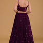 Graceful Zari & Sequins Embroidered Lehenga for Festive Occasions