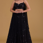 Graceful Zari & Sequins Embroidered Lehenga for Festive Occasions