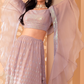 Graceful Zari & Sequins Embroidered Lehenga for Festive Occasions