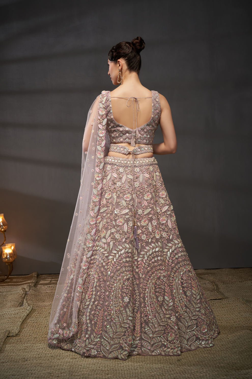 Designer Net Lehenga Choli with Elegant Embroidery