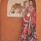 Banarasi Printed Silk Saree with Traditional Zari Highlights