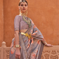 Banarasi Printed Silk Saree with Traditional Zari Highlights