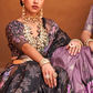 Banarasi Printed Silk Saree with Traditional Zari Highlights
