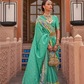 Banarasi Printed Silk Saree with Traditional Zari Highlights