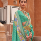 Banarasi Printed Silk Saree with Traditional Zari Highlights