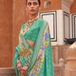 Banarasi Printed Silk Saree with Traditional Zari Highlights