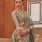 Banarasi Printed Silk Saree with Traditional Zari Highlights