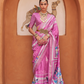 Banarasi Printed Silk Saree with Traditional Zari Highlights