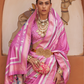 Banarasi Printed Silk Saree with Traditional Zari Highlights