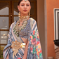 Banarasi Printed Silk Saree with Traditional Zari Highlights