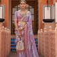 Banarasi Printed Silk Saree with Traditional Zari Highlights
