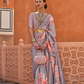 Banarasi Printed Silk Saree with Traditional Zari Highlights