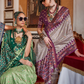 Soft Viscose Silk Woven Printed Patola Designed Saree