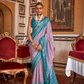 Soft Viscose Silk Woven Printed Patola Designed Saree