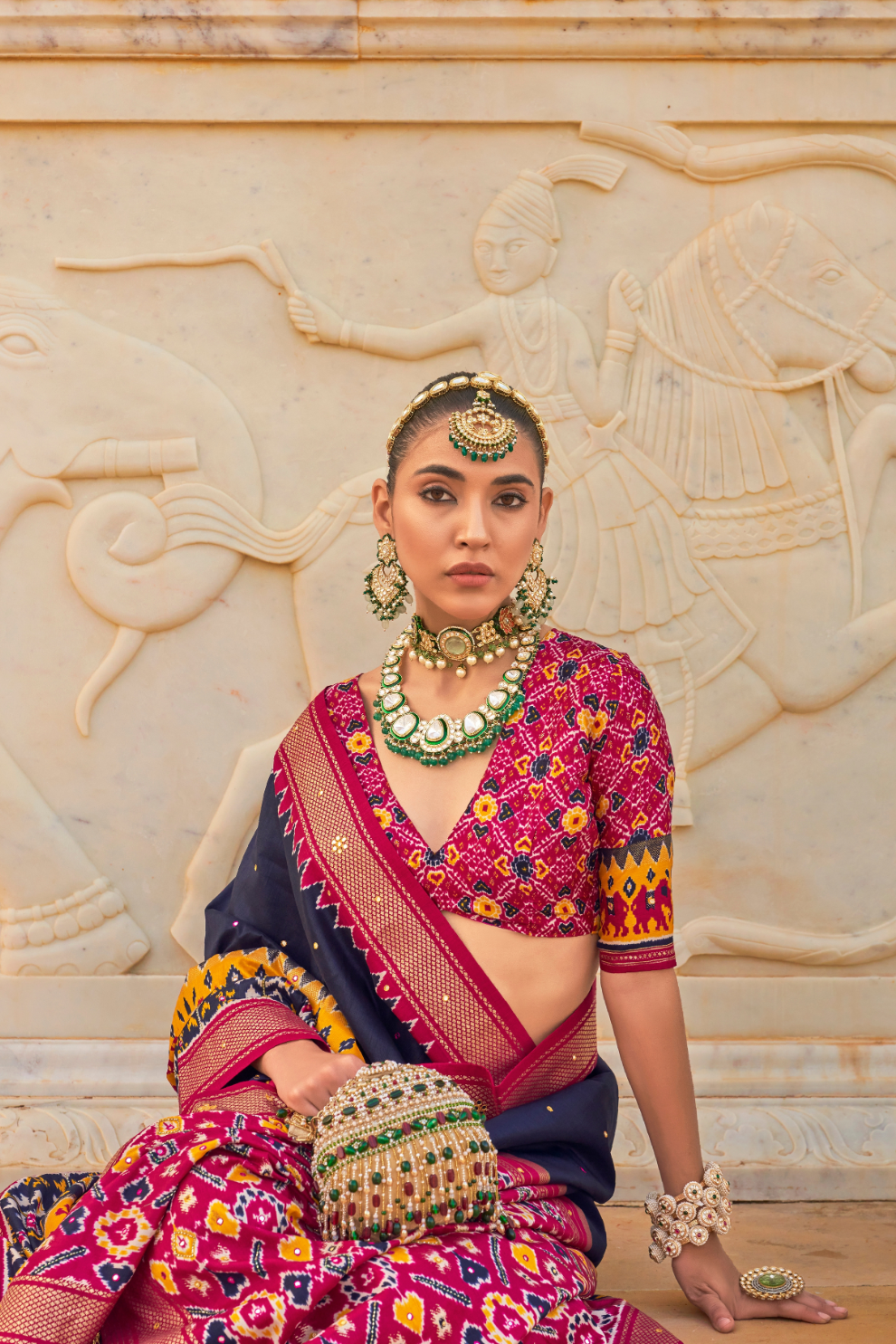 Elegant Patola Silk Saree in Smooth Designer Style
