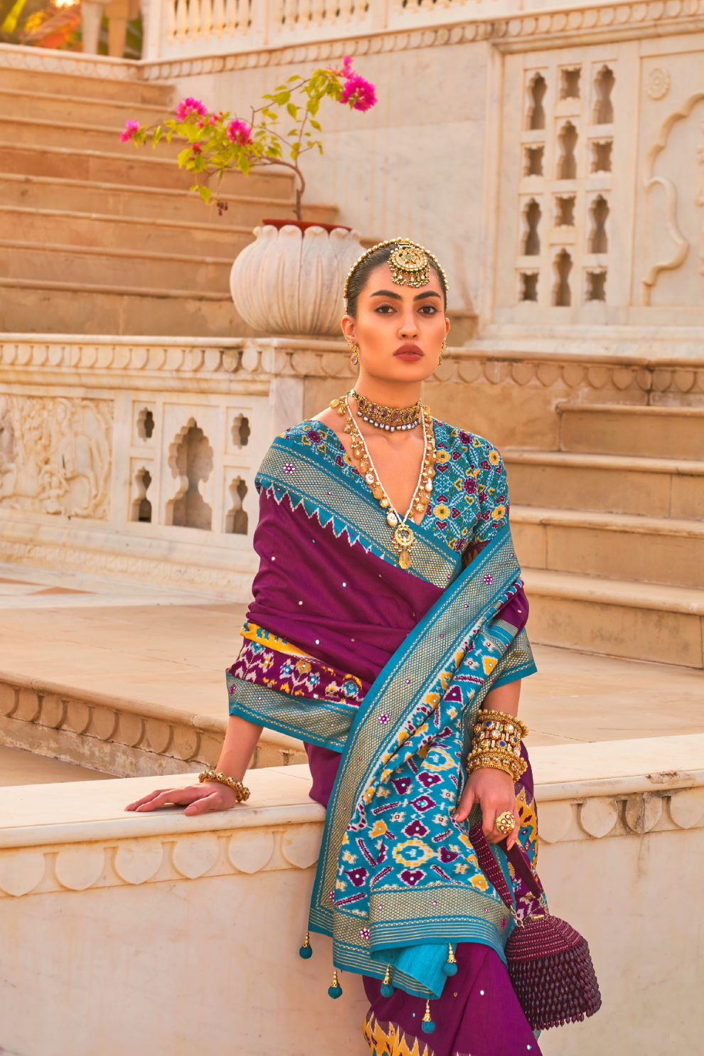 Elegant Patola Silk Saree in Smooth Designer Style