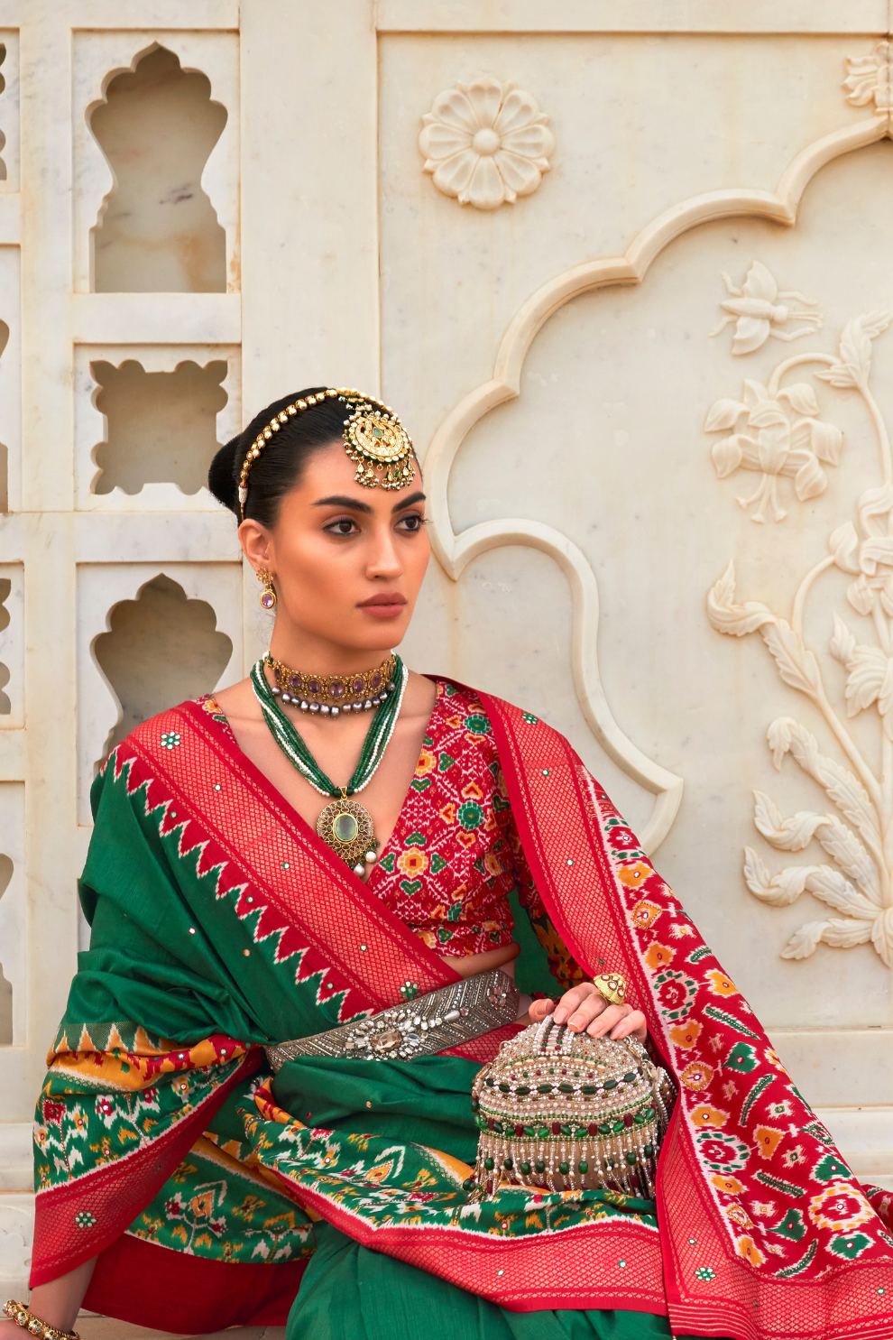 Elegant Patola Silk Saree in Smooth Designer Style