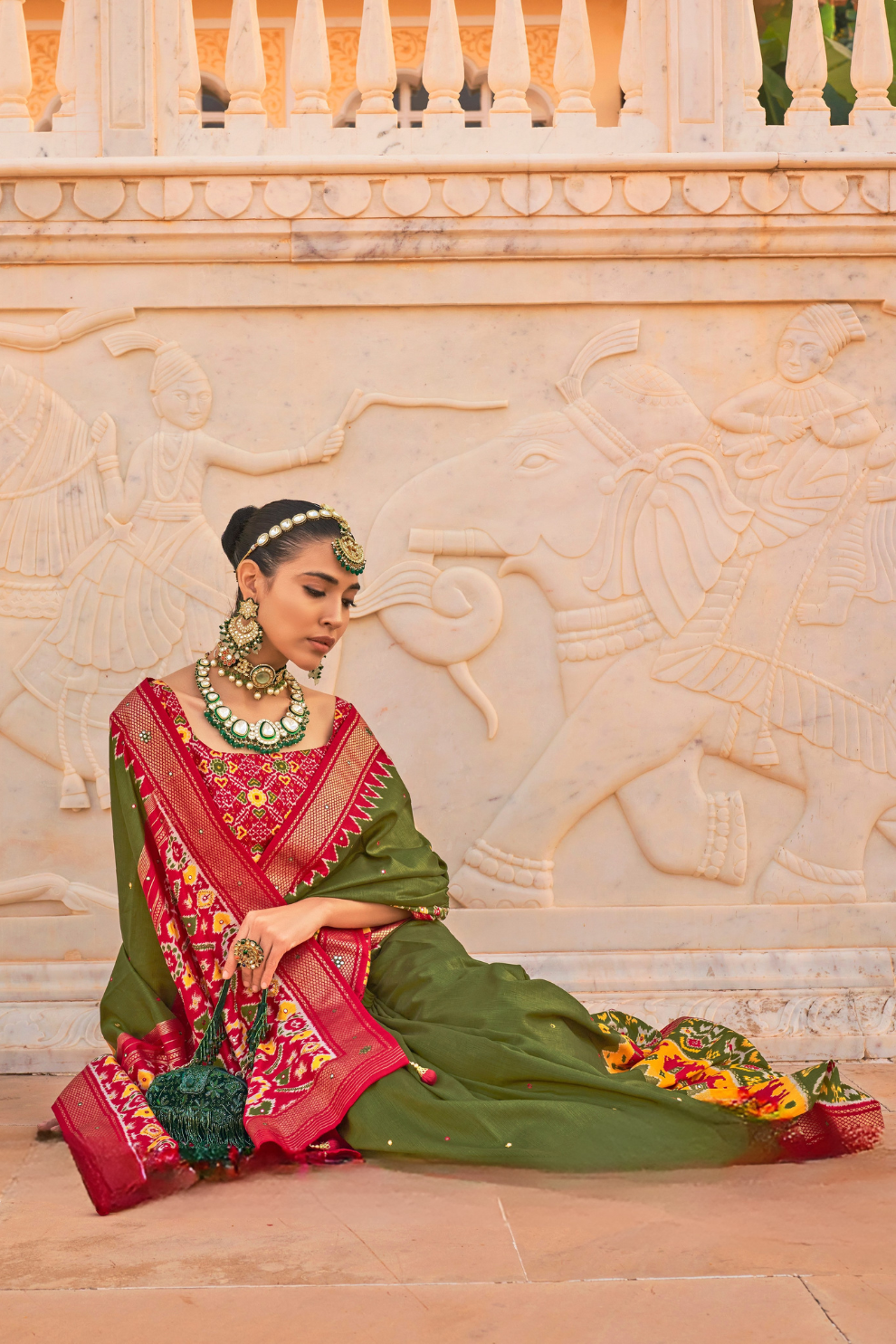 Elegant Patola Silk Saree in Smooth Designer Style