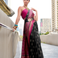 Soft Banarasi Silk Saree with Traditional Ikkat Weaving - LaVante Fashion