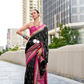 Soft Banarasi Silk Saree with Traditional Ikkat Weaving - LaVante Fashion