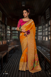 LAVANTE_FASHION_Soft_Dola_Viscous_Silk_with_3d_Weaved_Pallu_Fancy_Lace_Border_Also_with_Heavy_Embroidered_Contrast_Blouse_18 - LaVante Fashion