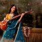 Dolla Silk Embroidered Wedding Saree with Contrast Blouse Design