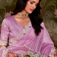 Dolla Silk Embroidered Wedding Saree with Contrast Blouse Design