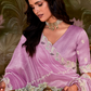 Dolla Silk Embroidered Wedding Saree with Contrast Blouse Design