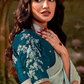 Dolla Silk Embroidered Wedding Saree with Contrast Blouse Design