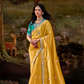 Dolla Silk Embroidered Wedding Saree with Contrast Blouse Design