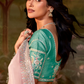 Dolla Silk Embroidered Wedding Saree with Contrast Blouse Design