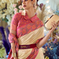 Soft Silk Saree with Traditional Ikkat Border - LaVante Fashion