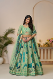 LAVANTE_FASHION_Step_into_regal_elegance_with_our_Rajsi_Heritage_Collection_featuring_a_majestic_silk_bridal_lehenga_adorned_2 - LaVante Fashion