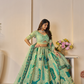 Peacock Embroidered Bridal Lehenga – A Signature Piece from The Rajsi Haathi Collection