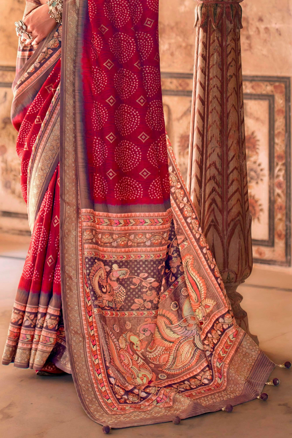 Super P.V. Silk Saree with Exclusive Value Addition Work