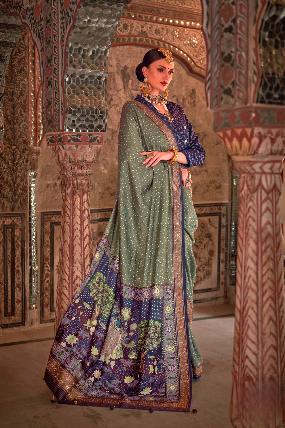 Super P.V. Silk Saree with Exclusive Value Addition Work