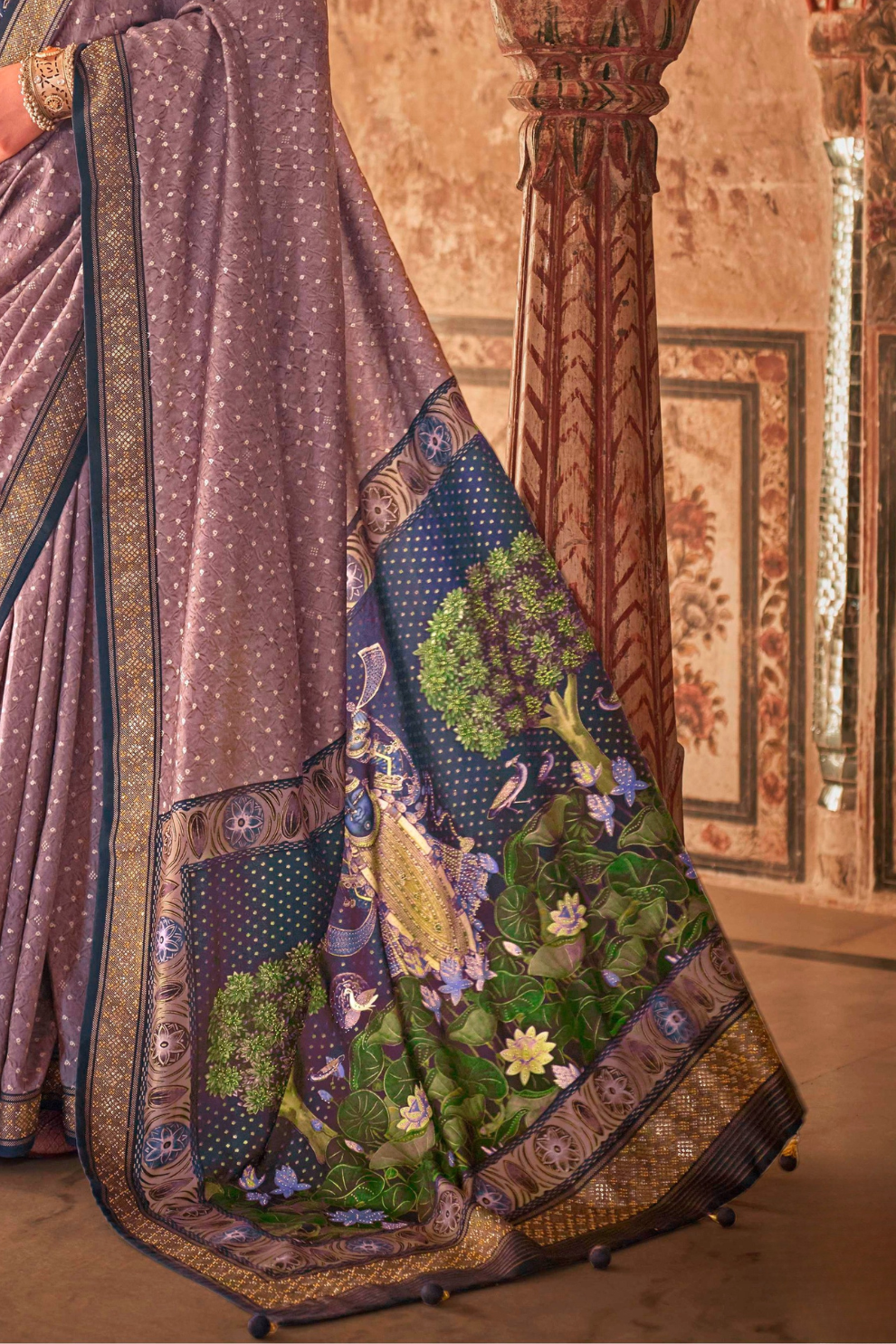 Super P.V. Silk Saree with Exclusive Value Addition Work