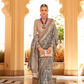 Rich Banarasi Handwoven  khadi Silk Saree with Traditional Weave