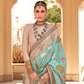 Rich Banarasi Handwoven  khadi Silk Saree with Traditional Weave