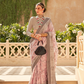 Rich Banarasi Handwoven  khadi Silk Saree with Traditional Weave