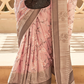 Rich Banarasi Handwoven  khadi Silk Saree with Traditional Weave